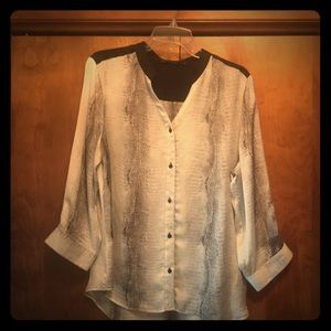 Snake print women’s blouse